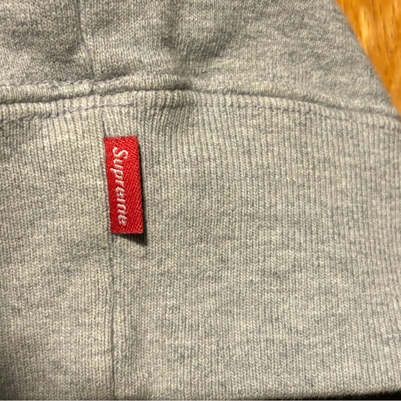 SOLD - Supreme Grey Lime Green Zipper Hoodie - Picture 7 of 8